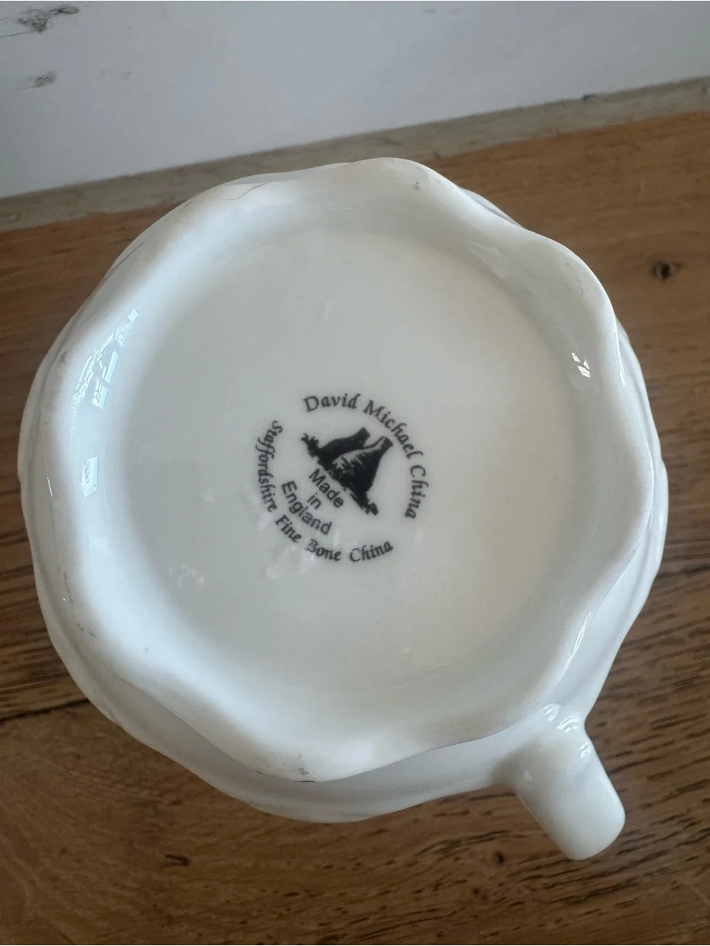 Vintage Staffordshire Fine Bone China Botanical Mug – Made in England